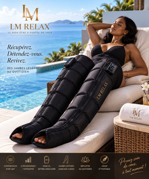 Bottes de Compression Air 360° Sans Fil  LM RELAX